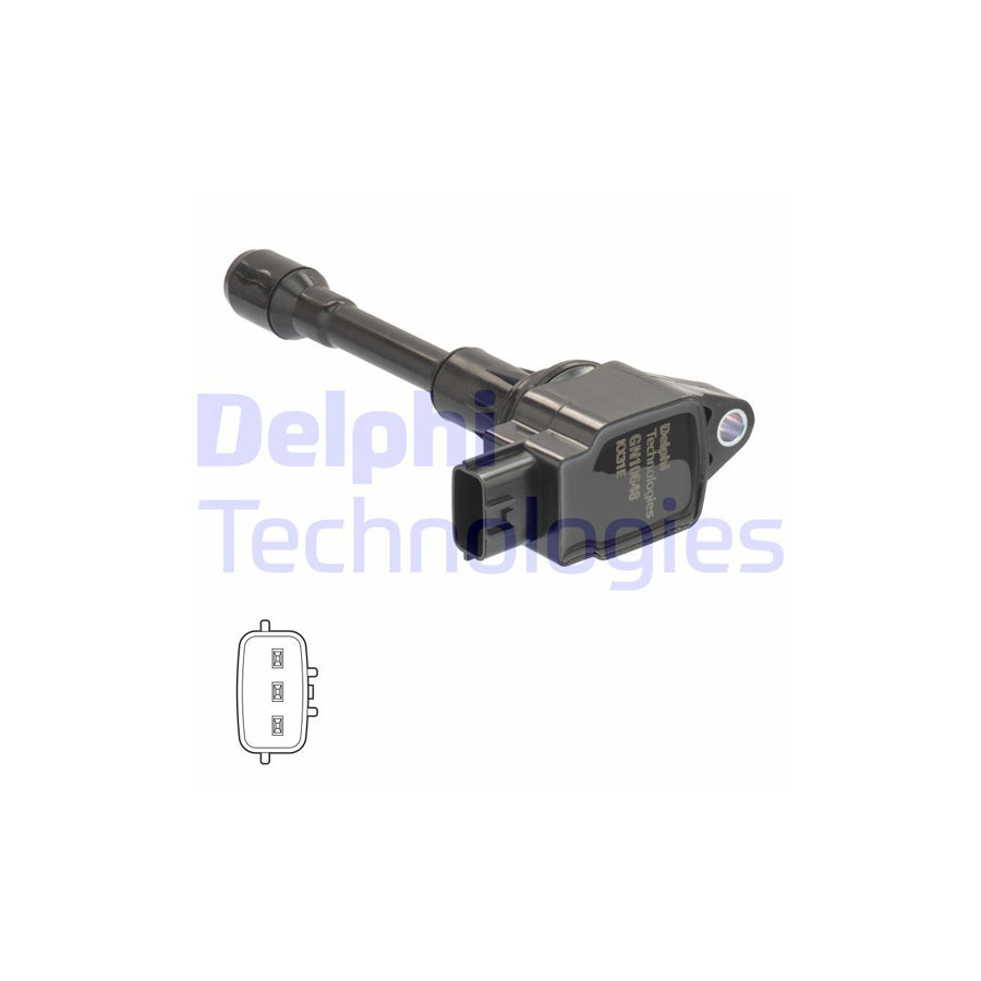 Delphi Gn10648-12B1 Ignition Coil For Nissan Micra Iv Hatchback (K13)