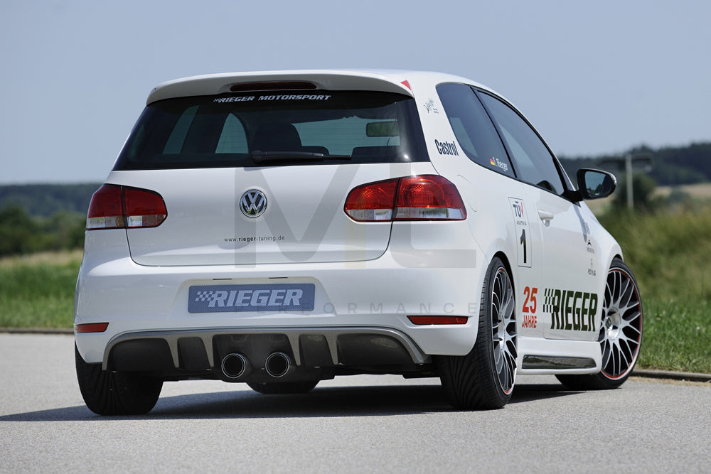 Rieger 00099658 VW Mk6 Golf Rear Diffuser (GTI & GTD) 2 | ML Performance EU Car Parts