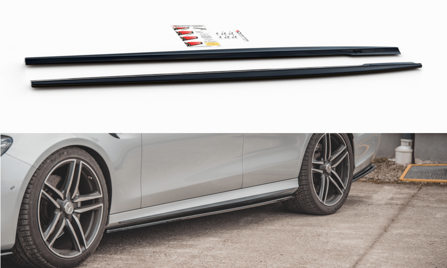 Maxton Design ME-E-213-63-ES-SD1T Side Skirts Diffusers Mercedes Benz E63 AMG Estate/Sedan S213/W213 | ML Performance UK Car Parts