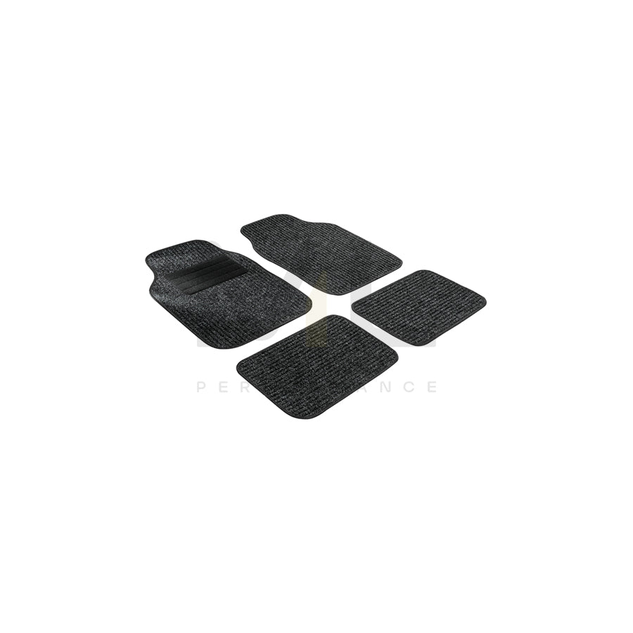 WALSER Universal fit 14805-0 Floor mat set PP (Polypropylene), Front and Rear, Quantity: 4, Black | ML Performance Car Parts