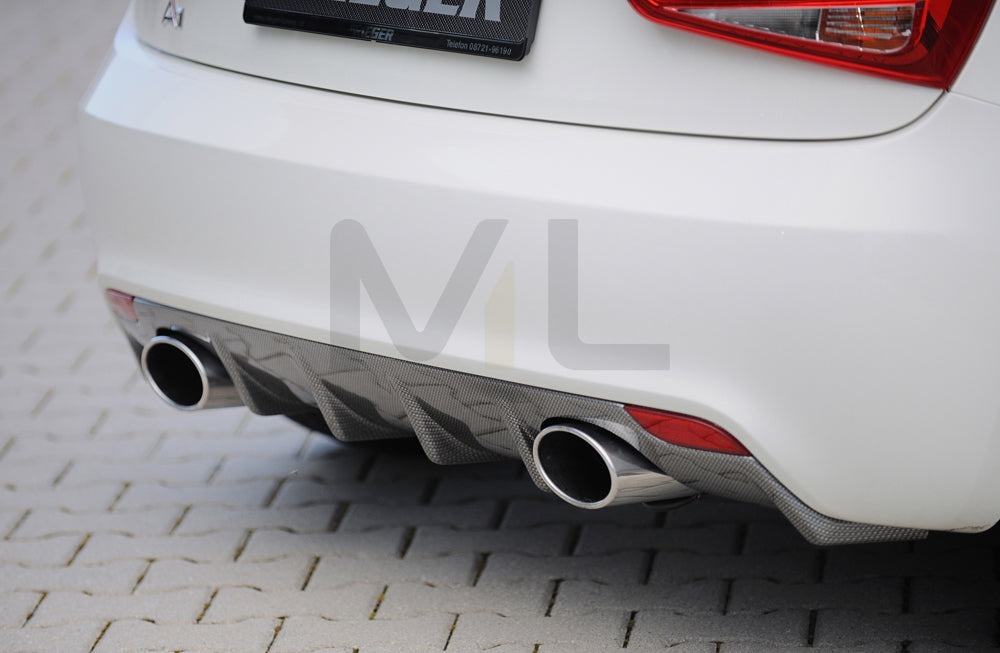 Rieger 00099878 Audi 8X A1 Rear Diffuser 2 | ML Performance EU Car Parts