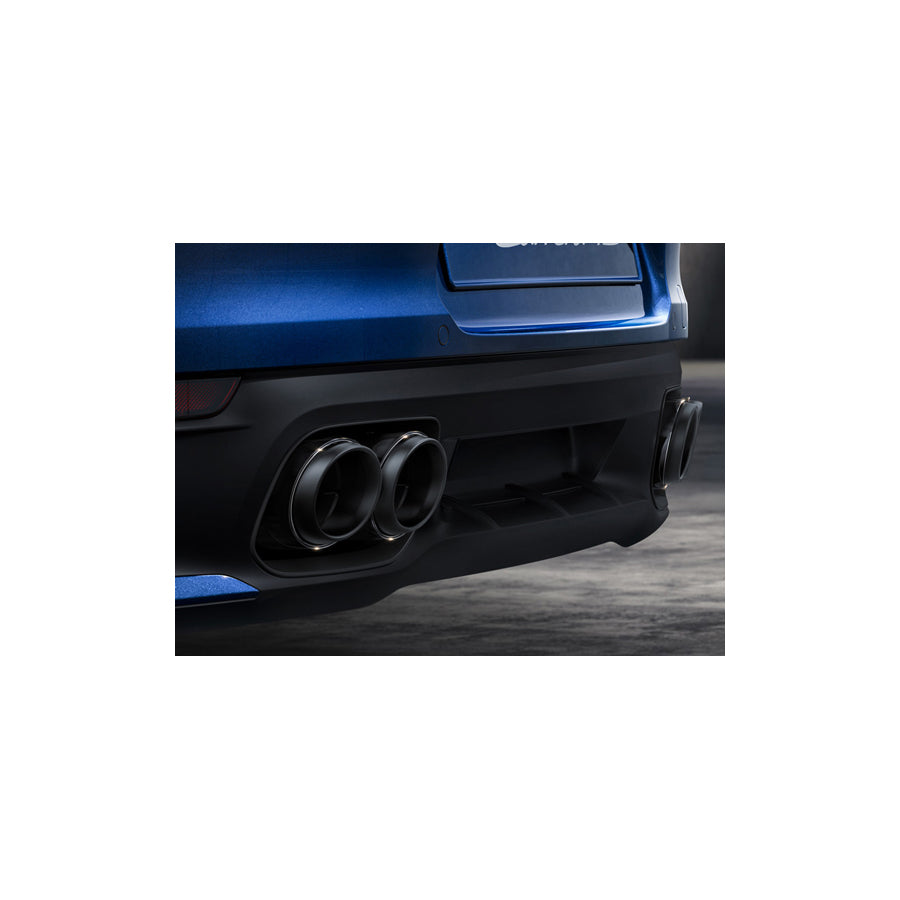 Genuine Porsche Exhaust Sports Tail Pipes, In Black Porsche Carrera / Targa | ML Performance EU Car Parts