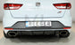 Rieger 00088130 SEAT 5F Leon Cupra Rear Diffuser 4 | ML Performance EU Car Parts