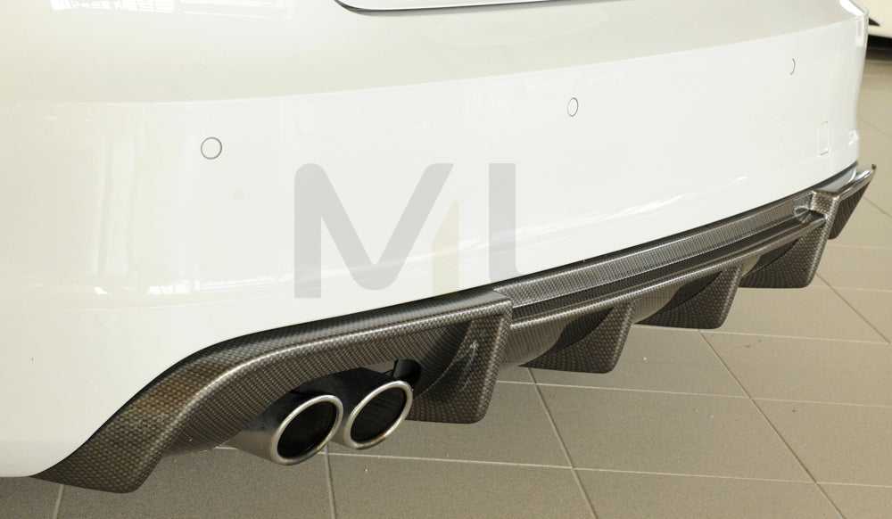 Rieger 00099355 Audi 8V A3 Rear Diffuser 3 | ML Performance EU Car Parts