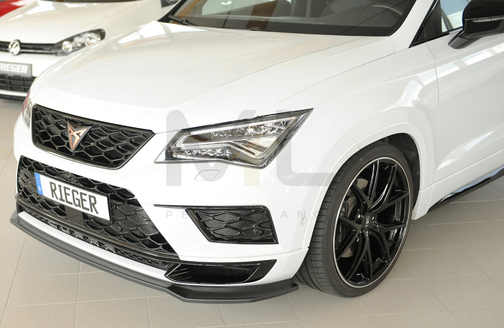 Rieger 00027044 SEAT 5FP Ateca Cupra Front Splitter 3 | ML Performance EU Car Parts