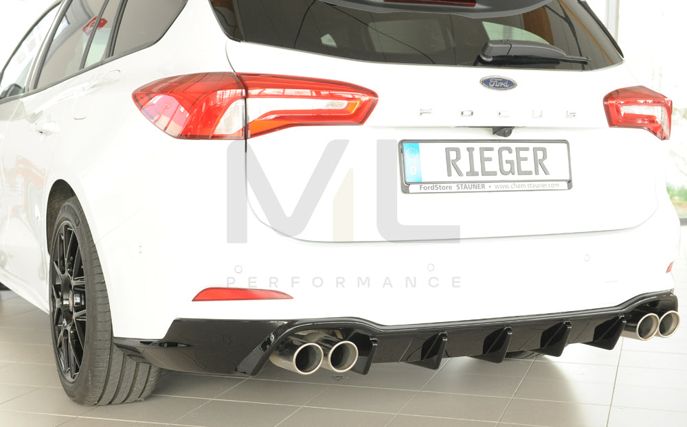 Rieger 00088243 Ford DEH Focus 4 Rear Diffuser (Inc. Focus 4 ST) 6 | ML Performance EU Car Parts