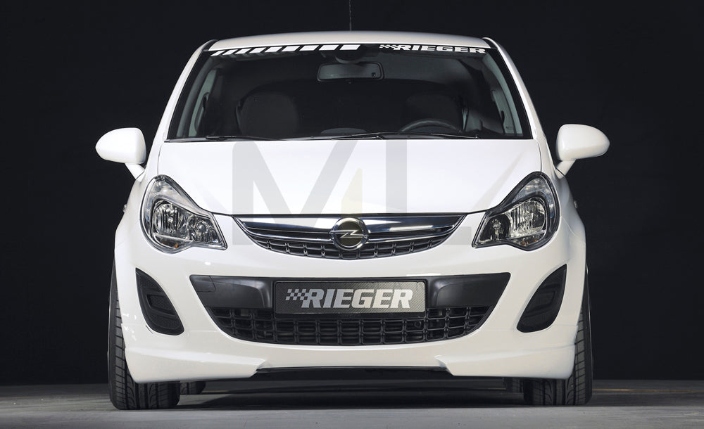 Rieger 00058946 Opel Corsa D Front Splitter 6 | ML Performance EU Car Parts