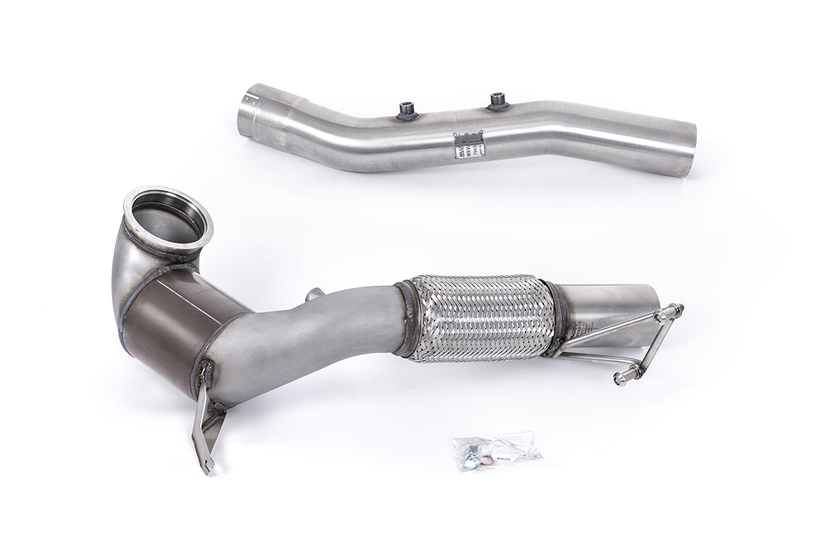 MillTek SSXVW683 Volkswagen Golf Large Bore Downpipe and Hi-Flow Sports Cat