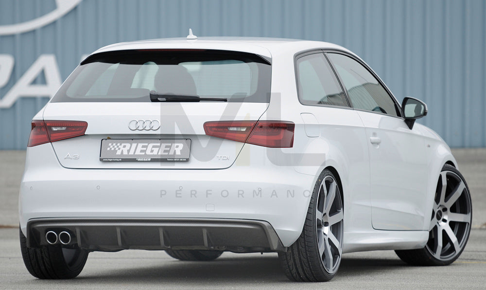 Rieger 00056797 Audi 8V A3 Side Skirt 4 | ML Performance EU Car Parts