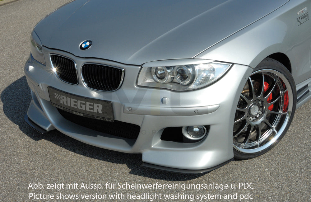 Rieger 00035015 BMW 1 Series E87 Front Bumper 3 | ML Performance EU Car Parts