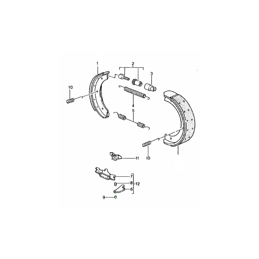 Genuine Porsche Handbrake Shoes Pin Porsche 911 Turbo / 928 / 964 / 996 / 997 | ML Performance EU Car Parts