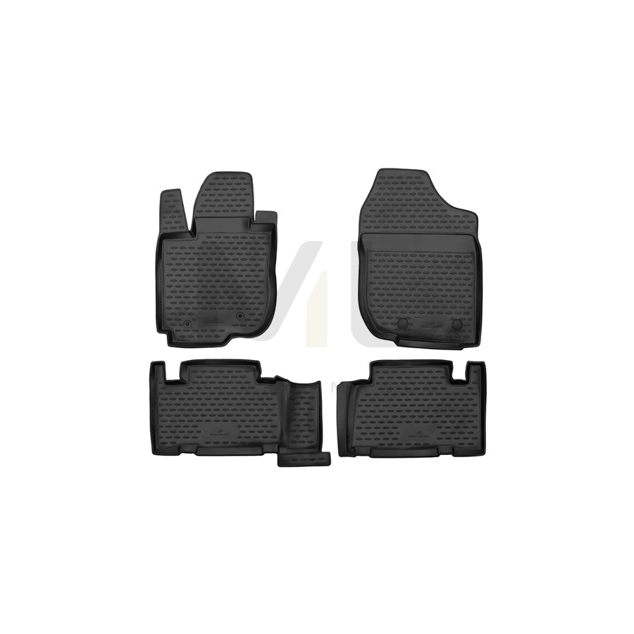 WALSER Tailored, XTR 75127 Floor mat set Elastomer, Front and Rear | ML Performance Car Parts