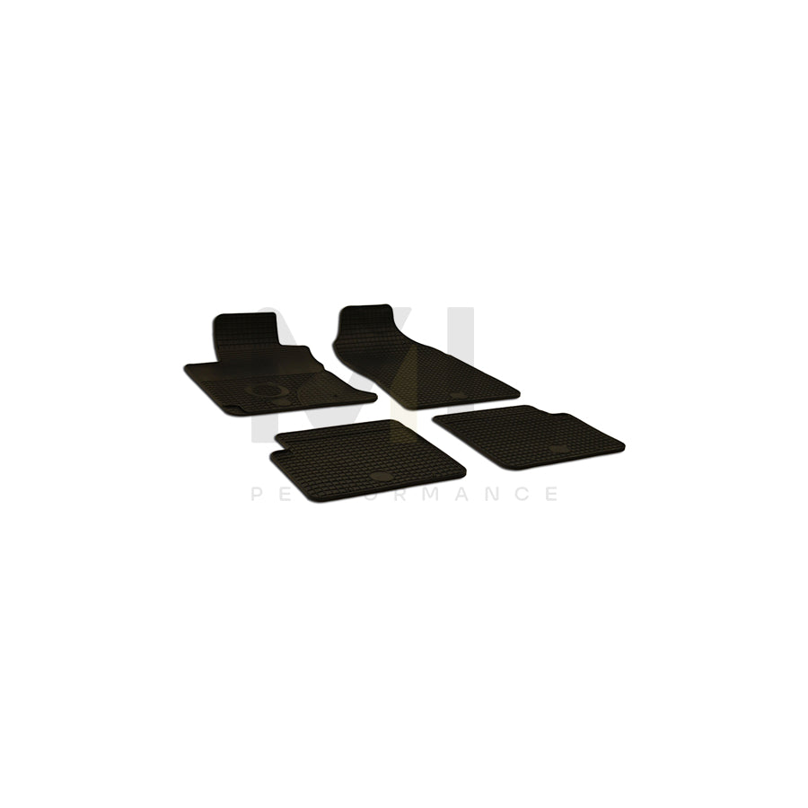 WALSER 50524 Floor mat set for TOYOTA Corolla Verso (AR10) Elastomer, Front and Rear, Quantity: 4, Black | ML Performance Car Parts