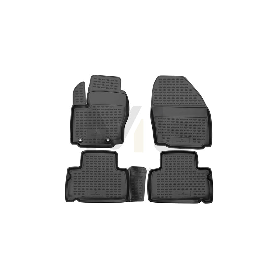 WALSER Tailored, XTR 75142 Floor mat set Elastomer, Front and Rear | ML Performance Car Parts