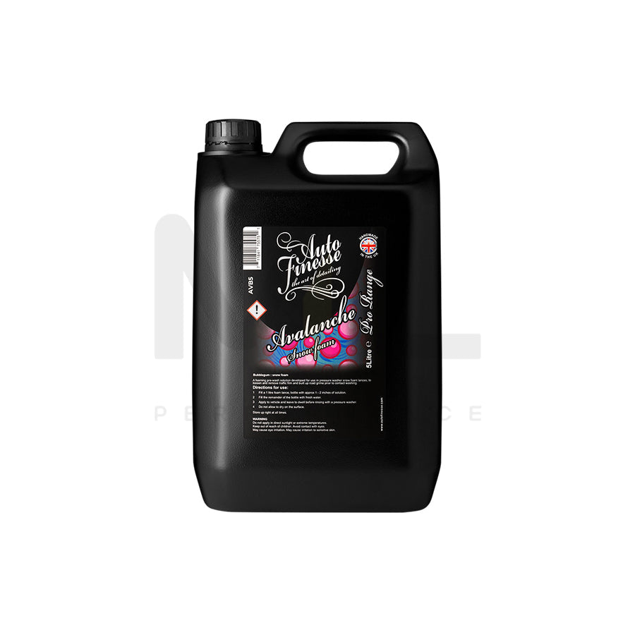 Auto Finesse Avalanche Snow Foam Bubblegum 5Ltr