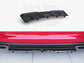 Maxton Design SK-KO-1-RS-RD1T Central Rear Splitter (w/ Vertical Bars) Skoda Kodiaq Vrs | ML Performance UK Car Parts