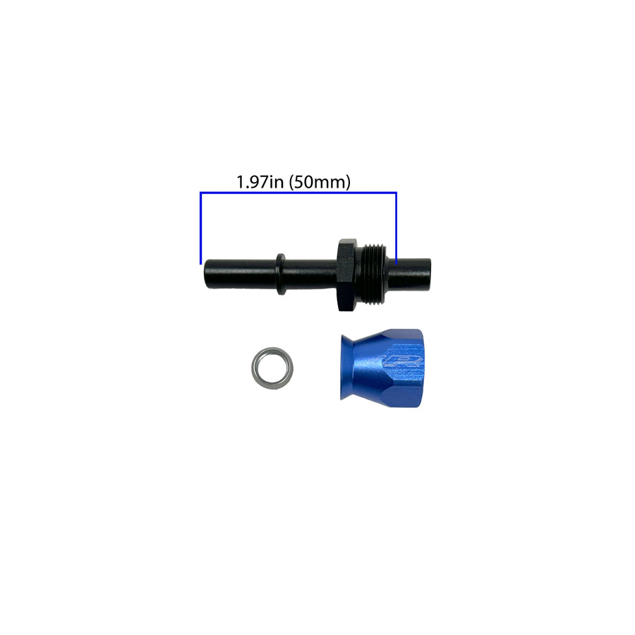 Precision Raceworks 201-0176 PTFE AN6 Fitting to 7.89mm Male QC | ML Perfromance UK