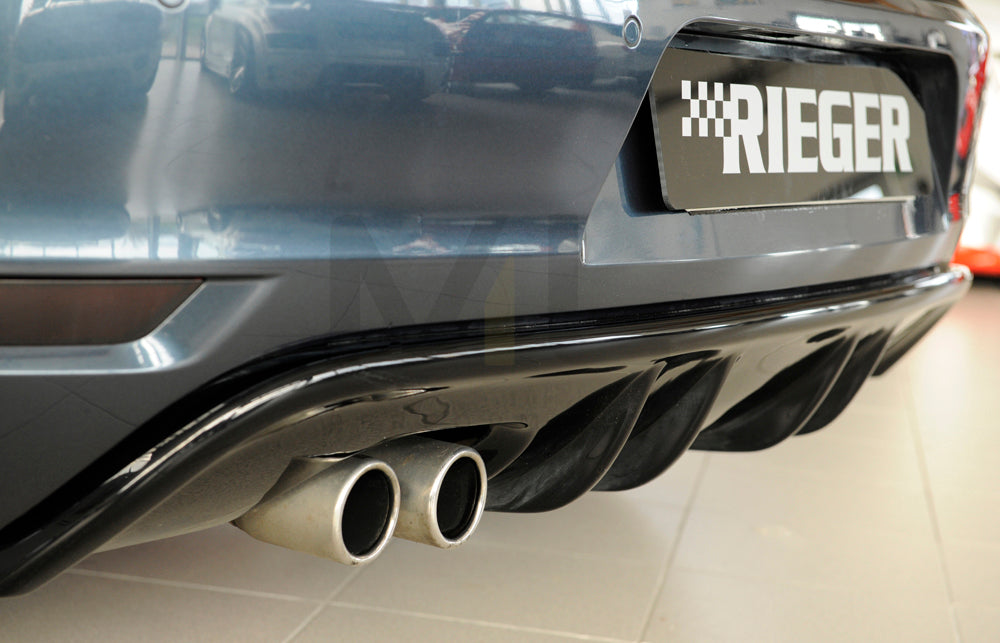 Rieger 00088019 VW Mk6 Golf GTD Rear Diffuser 5 | ML Performance EU Car Parts