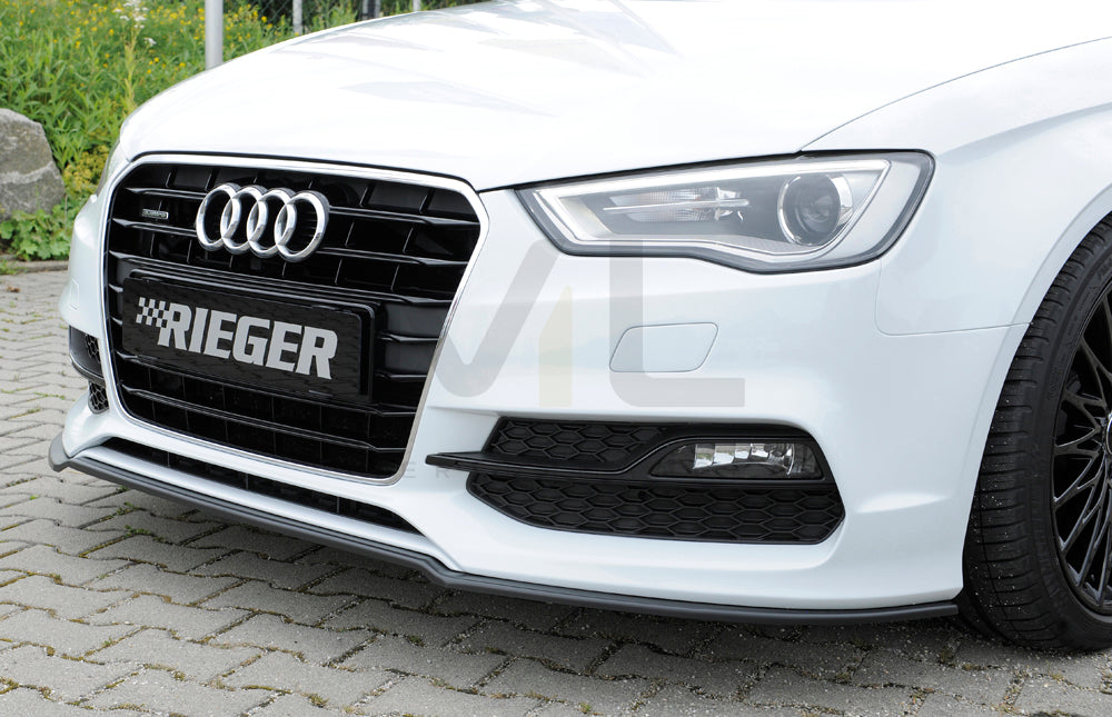 Rieger 00056799 Audi 8V Front Splitter (A3 & S3) 8 | ML Performance EU Car Parts