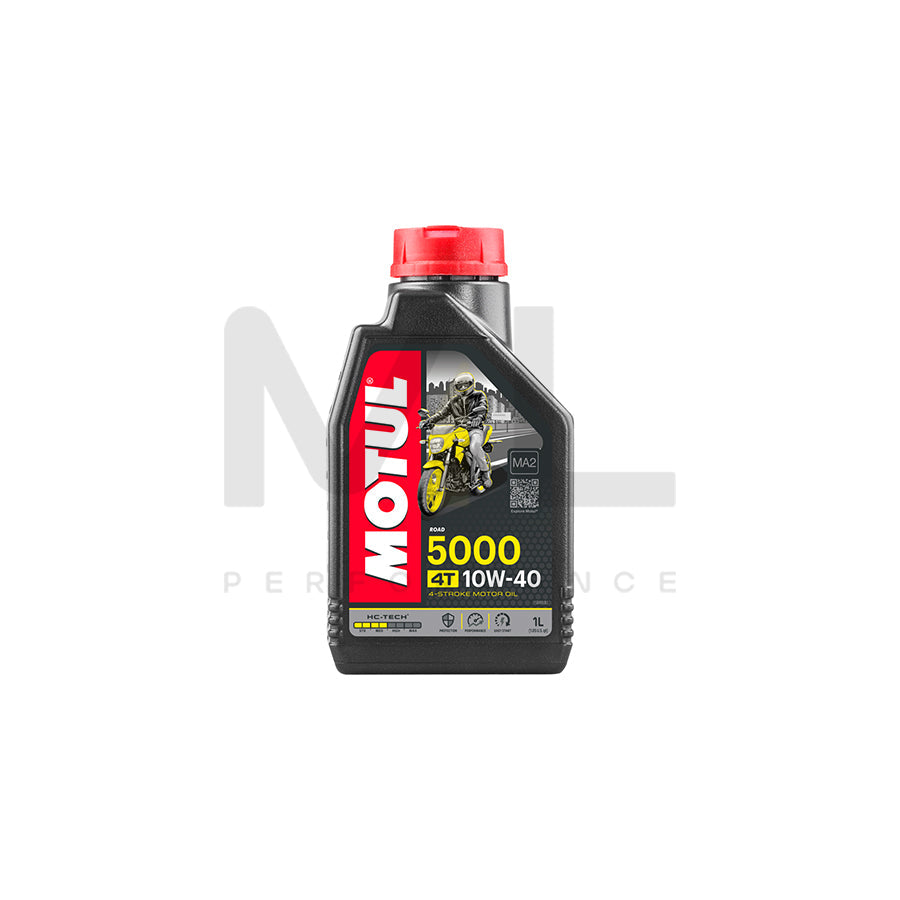 Motul 5000 4T 10w-40 HC-Tech Motorcycle Engine Oil 1l | Engine Oil | ML Car Parts UK | ML Performance