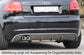 Rieger 00099189 Audi 8P A3 Rear Diffuser 1 | ML Performance EU Car Parts