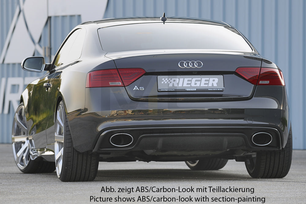 Rieger 00099126 Audi B8 B81 Rear Diffuser (A5 & S5) 7 | ML Performance EU Car Parts