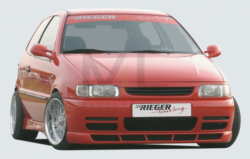 Rieger 00047050 VW 6N Polo Mk4 Front Splitter 2 | ML Performance EU Car Parts