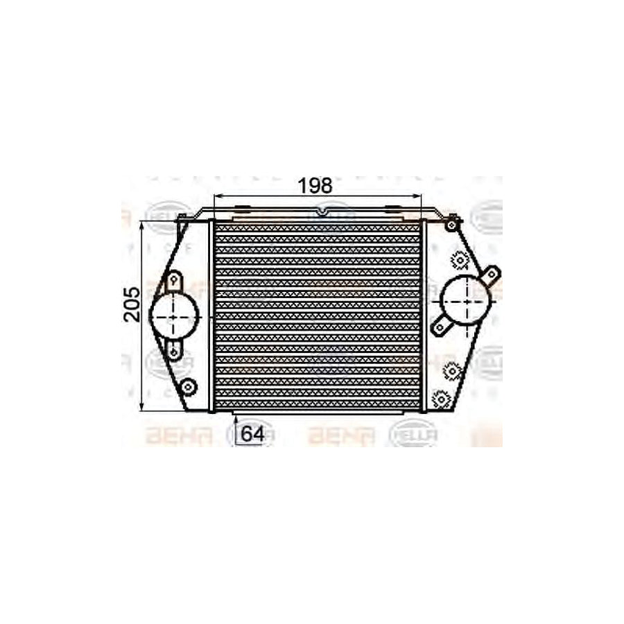 Hella 8ML 376 756-561 Intercooler