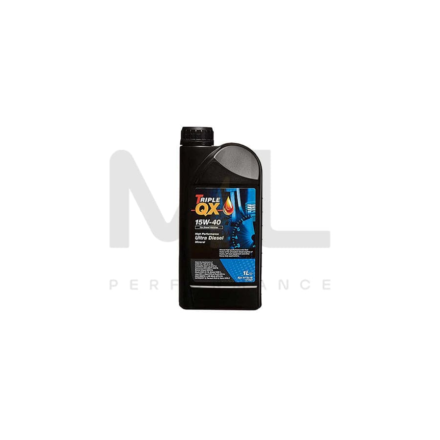 TRIPLE QX 15W-40 Diesel Engine Oil - 1Ltr Engine Oil ML Performance UK ML Car Parts