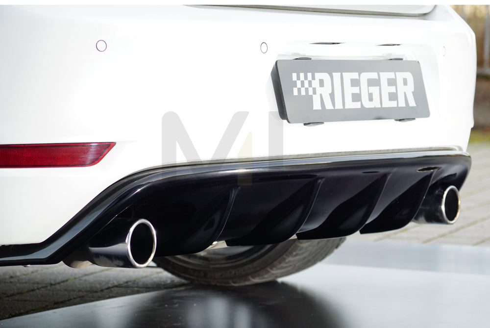 Rieger 00088023 VW Mk6 Golf GTI Rear Diffuser 2 | ML Performance EU Car Parts