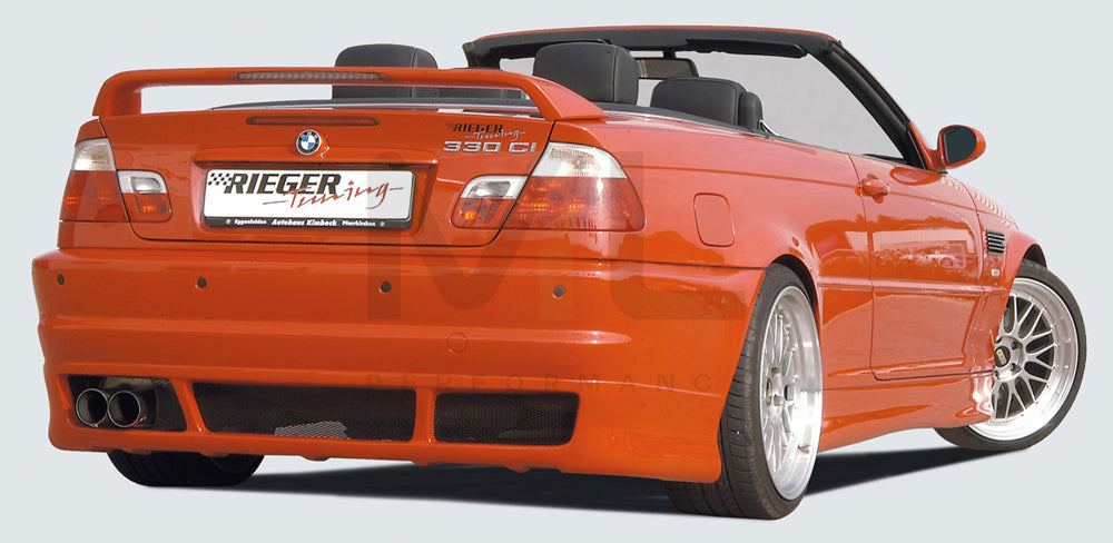 Rieger 00050233 BMW 3 Series E46 Rear Bumper 5 | ML Performance EU Car Parts