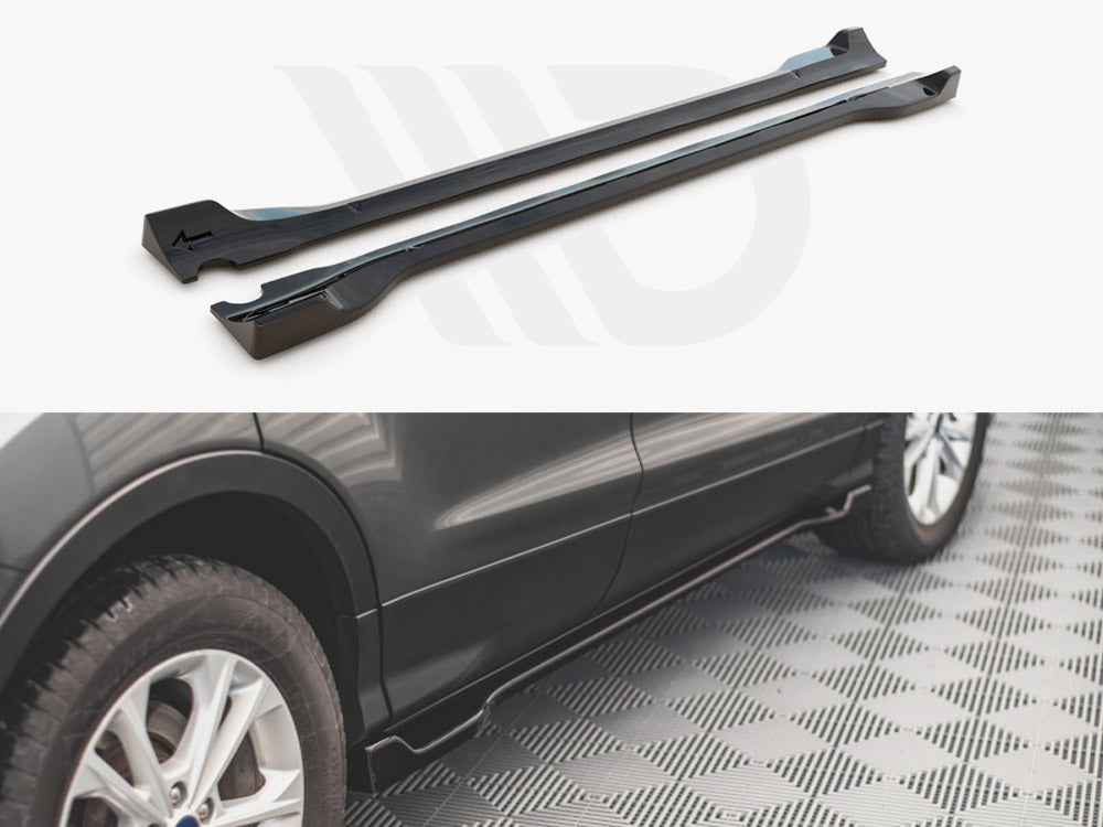 Maxton Design FO-ES-3-SD1T Side Skirts Diffusers Ford Escape MK3 (2012-2019) | ML Performance UK Car Parts