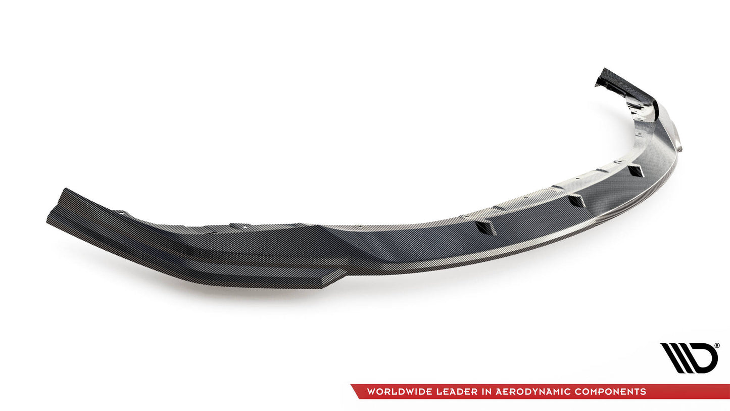 MAXTON DESIGN CF-BM-4-G82-M-FD2-245-P CARBON FIBER FRONT SPLITTER V.2 BMW M4 G82 / M3 G80 | ML Performance