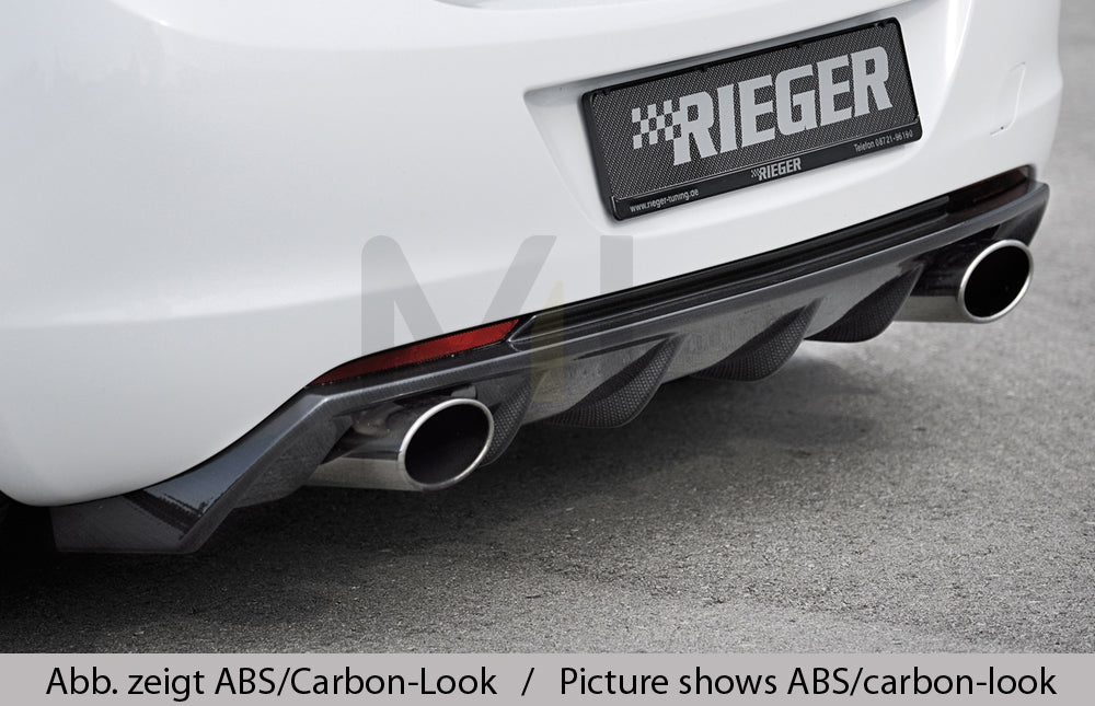 Rieger 00088114 Opel Astra J Rear Diffuser 1 | ML Performance EU Car Parts