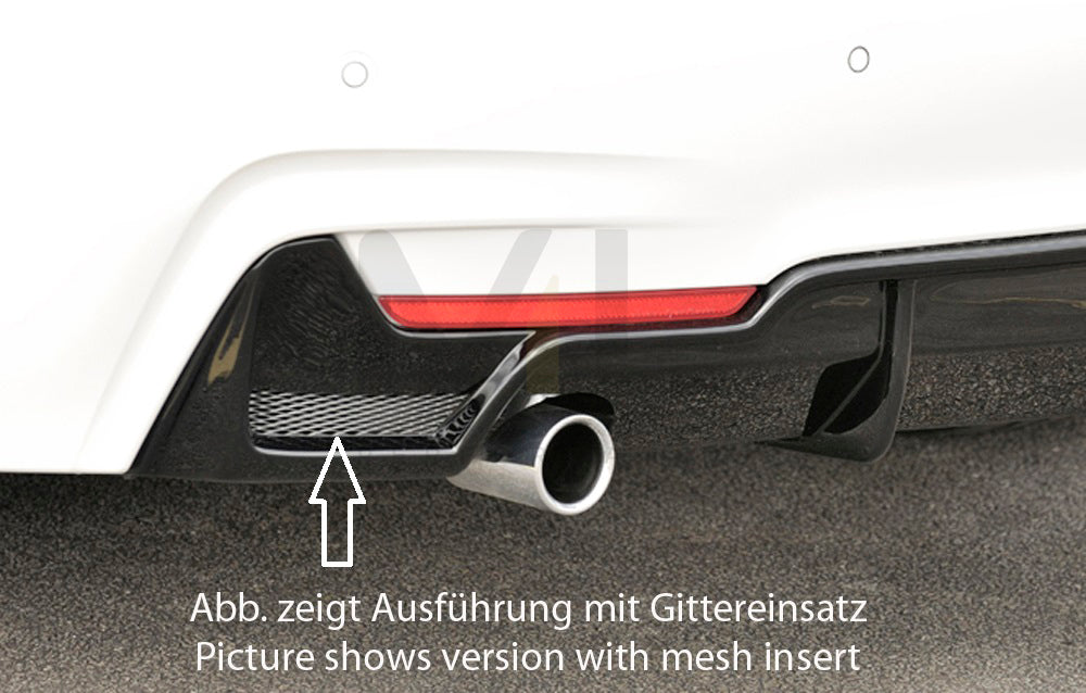 Rieger 00088054 BMW 4 Series F32 F33 F36 Rear Diffuser 3 | ML Performance EU Car Parts