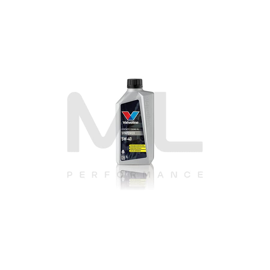 Valvoline SynPower 5w-40 Fully Synthetic Engine Oil 1l | Engine Oil | ML Car Parts UK | ML Performance