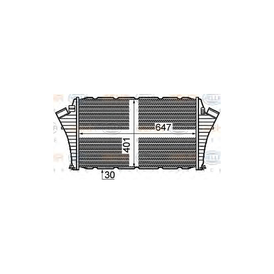 Hella 8ML 376 760-751 Intercooler