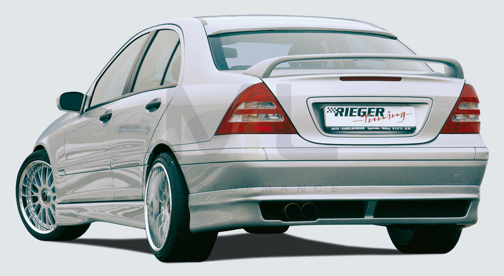 Rieger 00025107 Mercedes-Benz W203 C-Class Rear Diffuser 2 | ML Performance EU Car Parts