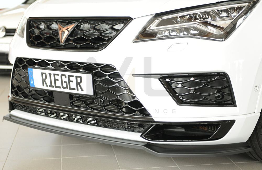 Rieger 00027044 SEAT 5FP Ateca Cupra Front Splitter 6 | ML Performance EU Car Parts