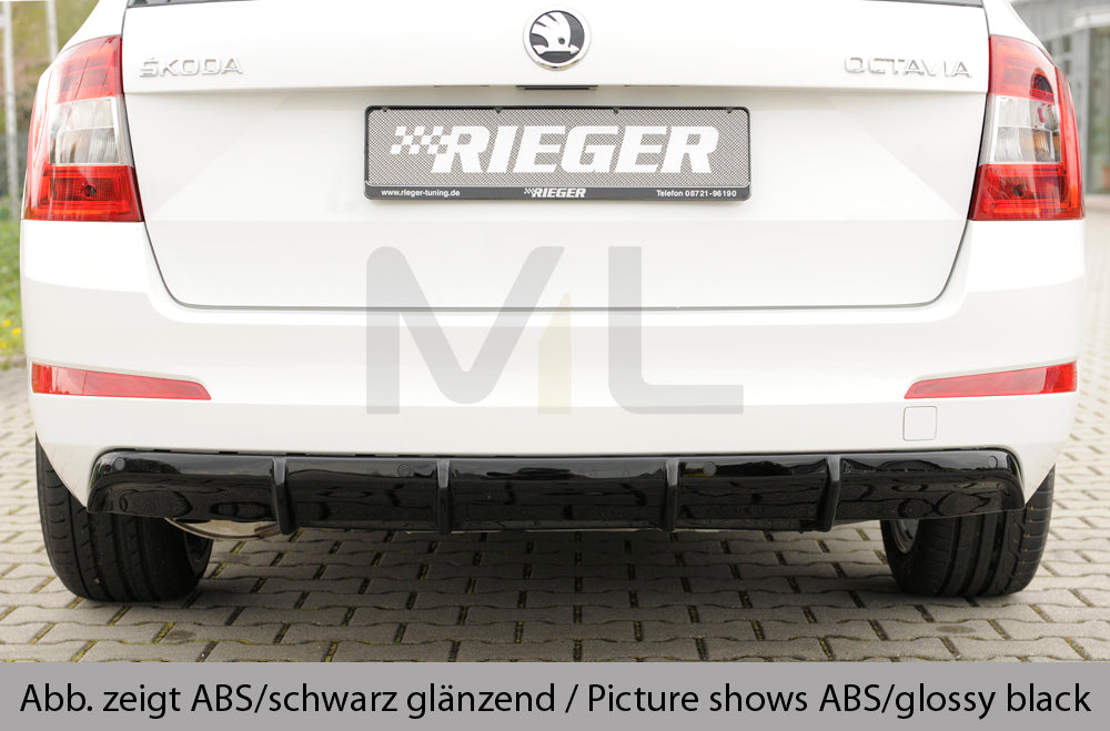 Rieger 00079019 Skoda 5E Octavia Rear Diffuser 5 | ML Performance EU Car Parts