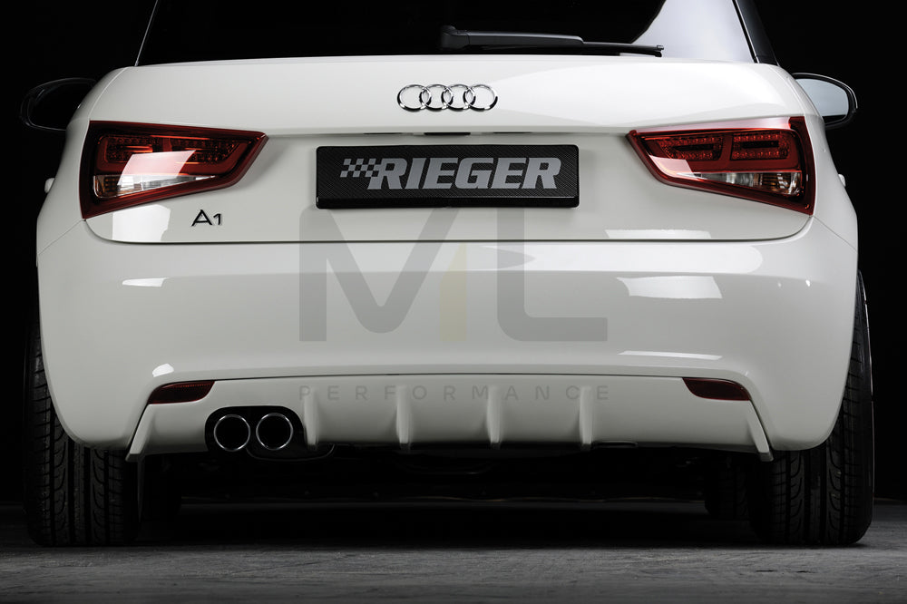 Rieger 00044107 Audi 8X A1 Rear Diffuser 1 | ML Performance EU Car Parts