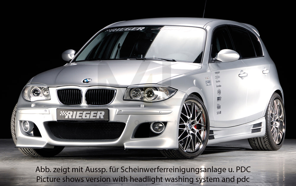 Rieger 00035014 BMW 1 Series E87 Front Bumper 2 | ML Performance EU Car Parts