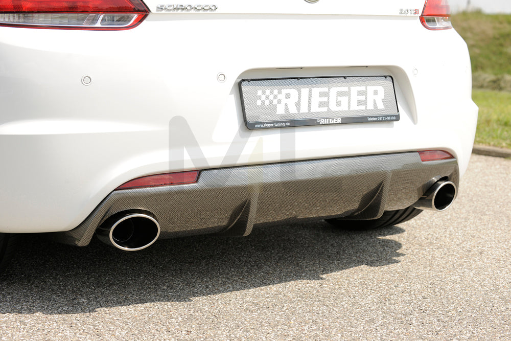 Rieger 00099254 VW 13 Mk3 Scirocco Rear Diffuser 1 | ML Performance EU Car Parts