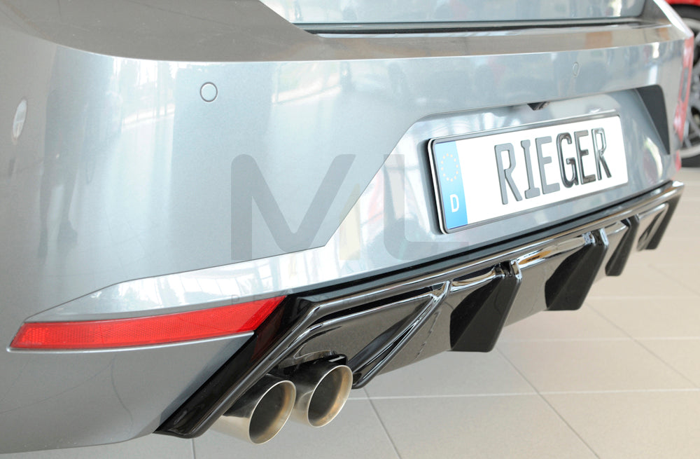 Rieger 00088168 SEAT KJ Rear Diffuser (Ibiza FR & Ibiza) 4 | ML Performance EU Car Parts