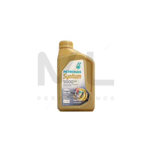 PETRONAS Syntium 5000 AV 5W-30 Fully Synthetic Car Engine Oil 1l | Engine Oil | ML Car Parts UK | ML Performance