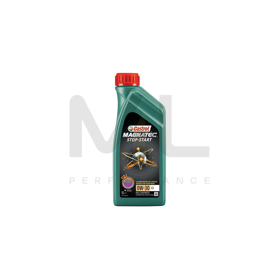 Castrol Magnatec Stop-Start C2 Engine Oil - 0W-30 - 1Ltr Engine Oil ML Performance UK ML Car Parts