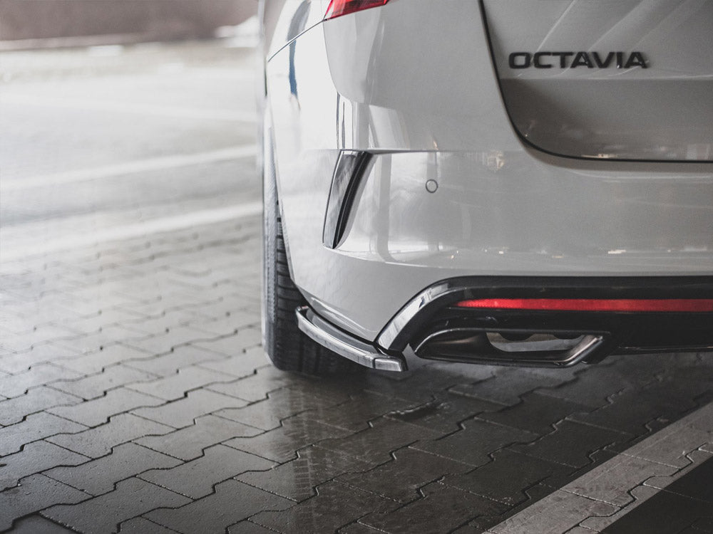 Maxton Design Skoda Octavia Rs MK4 (2020-) Rear Side Splitters V1