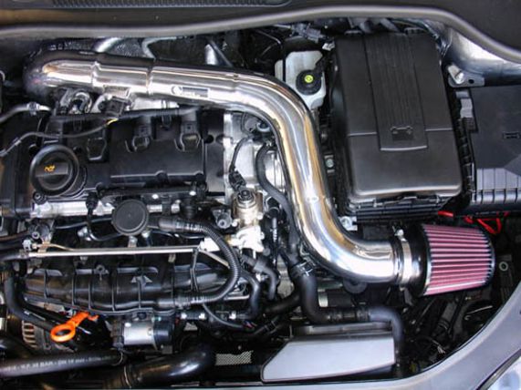 INJEN A3 09/- & GOLF 5 03/- & TT 07/- 2.0 GTI SHORT RAM INTAKE SYSTEM (POLISHED) - ESR307P