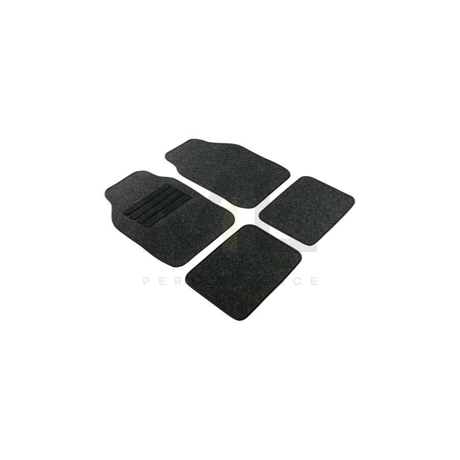 WALSER Universal fit, Regio 14459 Floor mat set Textile, Front and Rear, Quantity: 4, Anthracite | ML Performance Car Parts