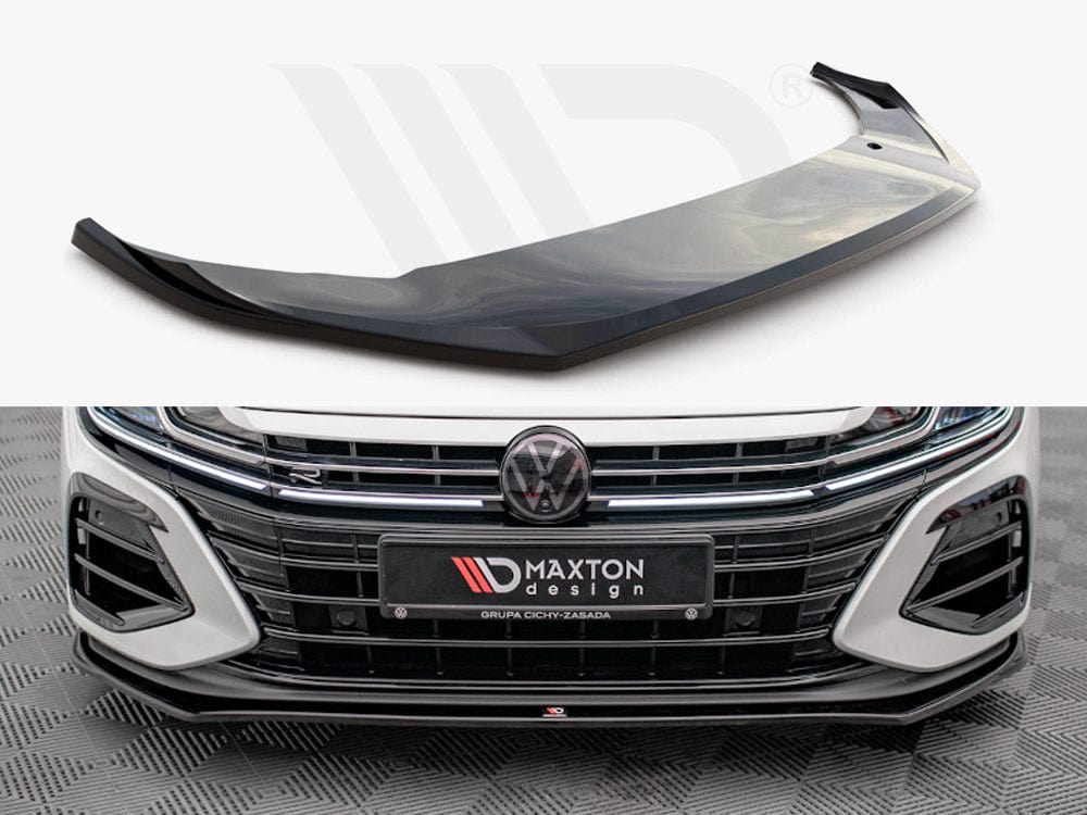 Maxton Design VW-AR-1F-R-FD3T Front Splitter V.3 VW Arteon R (2020-) | ML Performance EU Car Parts